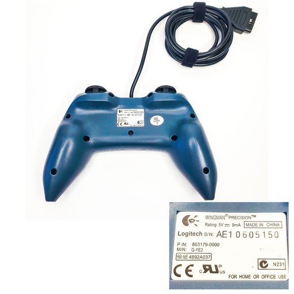 Logitech WingMan Extreme Digital 3D Joystick J-ZA10 Precision Gamepad PC Bundle - Picture 13 of 14